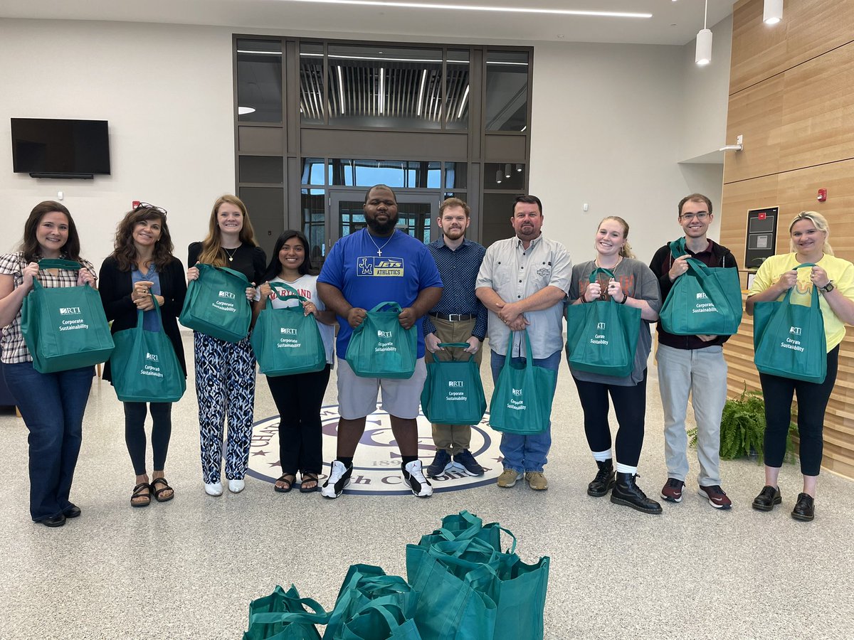 Teacher gift bags from RTI International 
Beginning Teachers excited to receive them. Thank you
#CCSBTsRock #OneChatham