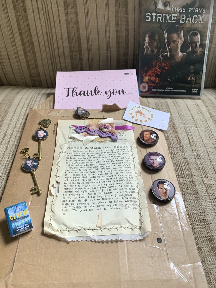 Happy mail arrived! Thank you to <a href="/GuyltyPleasure/">Sonja</a>  and everyone who crafted or donated items. You out did yourselves once again. I also want to say a special thank you to <a href="/Graza5Graza/">Graza</a> for their kindness and generosity🧡🙂. RA fans are truly the best people #2023BirthdayFundraiser