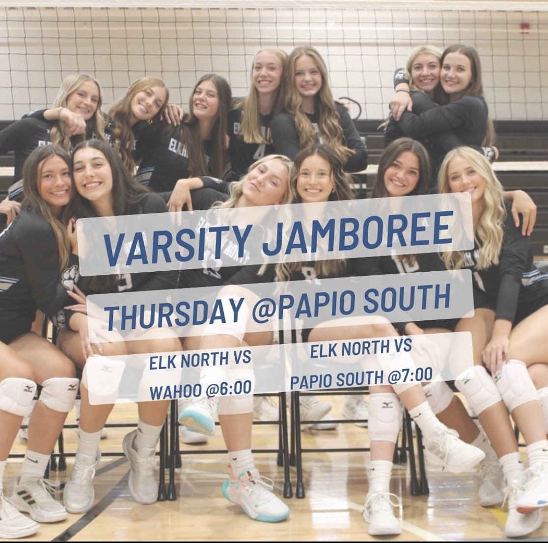 🐺🏐 Game Day‼️
Preseason Varsity Jamboree

📅 Thursday, August 17th
📍Papio South High School
⏰ 6pm vs Wahoo Warriors
⏰ 7pm vs Papio South Titans

#GoWolves 🐺🏐
