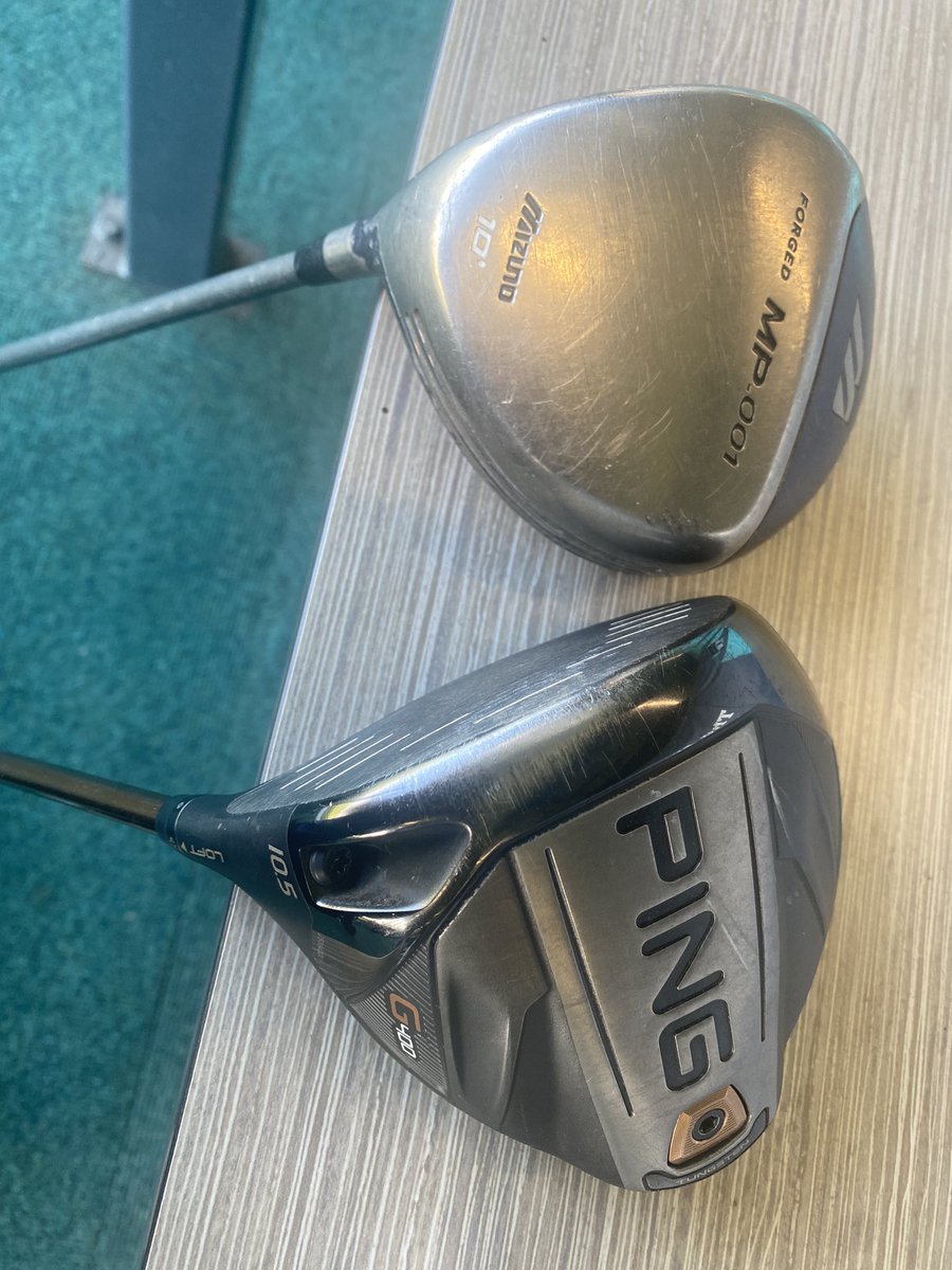 Quick comparison at the range with these two,on a windy day Mizuno every time perfect links driver.
Ball speed is similar , lower flight and runs like mad.