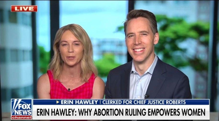 LucasKunceMO's tweet photo. Bullshit.

From backing Missouri's total abortion ban, to using his office to help his wife's case to ban abortion meds nationwide, abortion bans are the Hawley family business.

Now after the Ohio election, Josh is worried voters will punish him for it. He should be. https://t.co/C90MZ2joVC