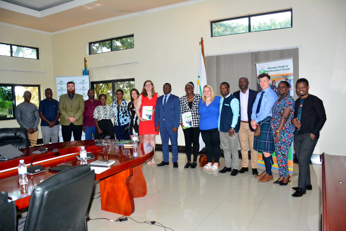Today, August 17, 2023, PS MINAGRI <a href="/olivikam/">Olivier Kamana</a> has received the Members of Scottish Associations for the Young Farmers Clubs (SAYFC),who are in Rwanda for the four-days' visit to RYAF &amp; its members. PS has appreciated the partnership between both institutions (RYAF &amp; SAYFC) ..1/2