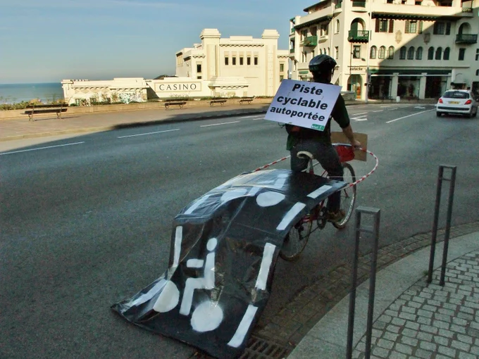 When your city doesn't invest in proper bike infrastructure...