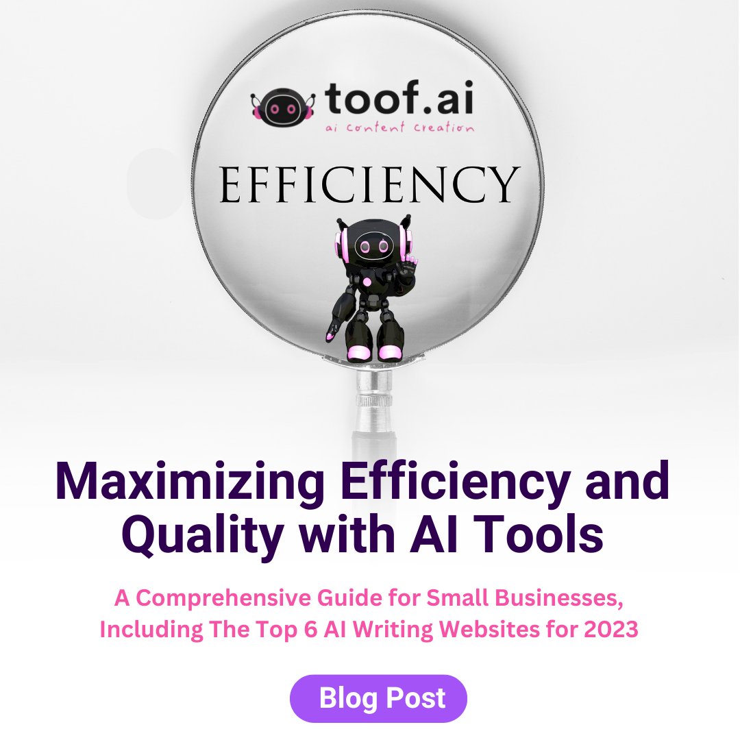 hellotoofai's tweet photo. Attention small business owners! It's time to embrace the transformative power of Artificial Intelligence (AI). Whether it's streamlining operations, targeting new customers, or automating mundane tasks, AI can be your secret weapon! 

https://t.co/YbjXbdrjJR

#AIForBusiness https://t.co/1QmCynGNlT