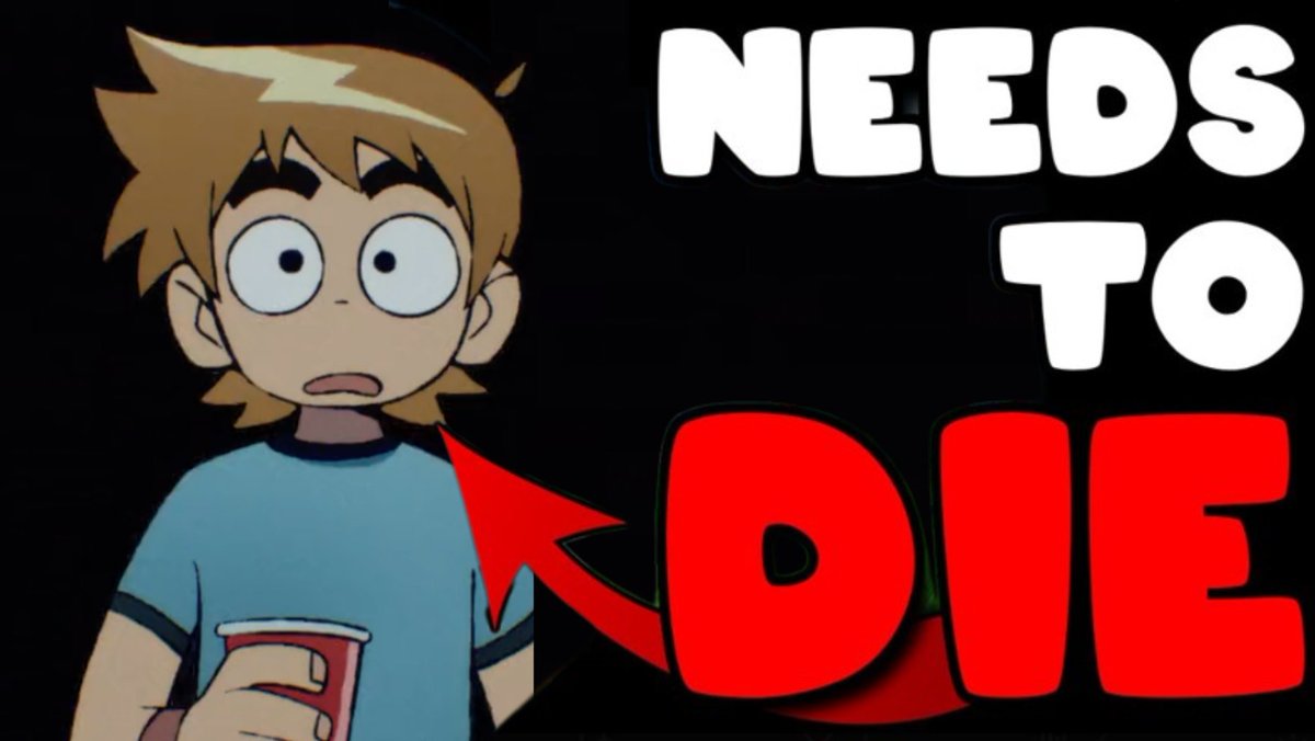 TheNCSmaster's tweet image. You just know there's gonna be thumbnails like this when people who don't know Scott Pilgrim watch the anime