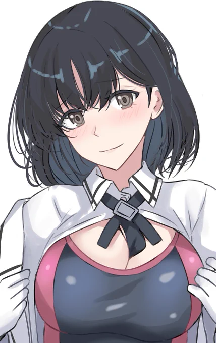 後ろ髪修正した寄り羽黒っぽくなったかと 
