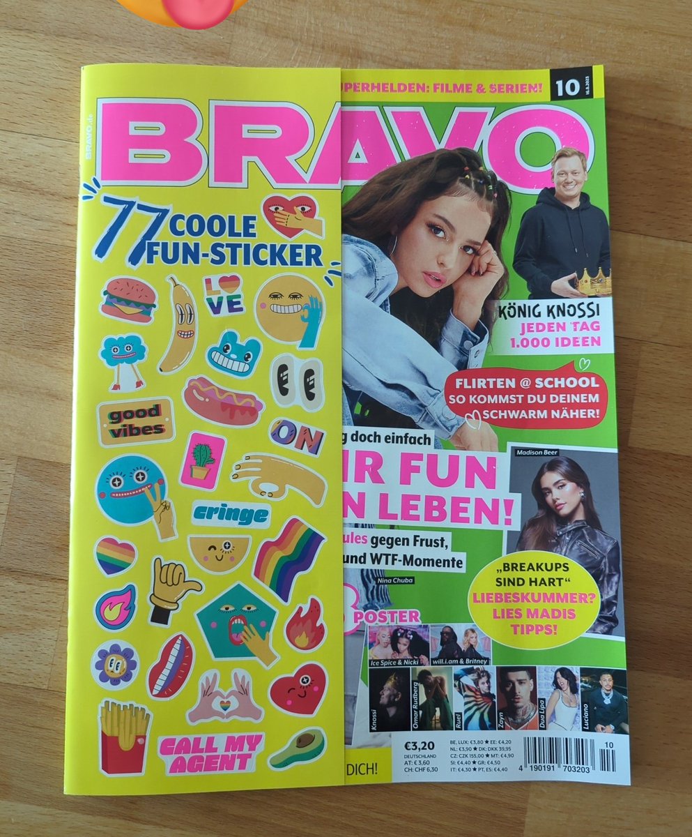 MamiHaus's tweet photo. Die erste #BRAVO für die 13Jährige https://t.co/6CkiK34hHW