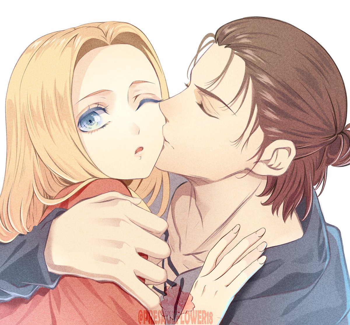 Late post for Day 4, and my only entry for #erehisuweek2023 ( ;´ - `;)

#erehisu #AttackOnTitan #shingekinokyojin #fanart #エレヒス #進撃の巨人