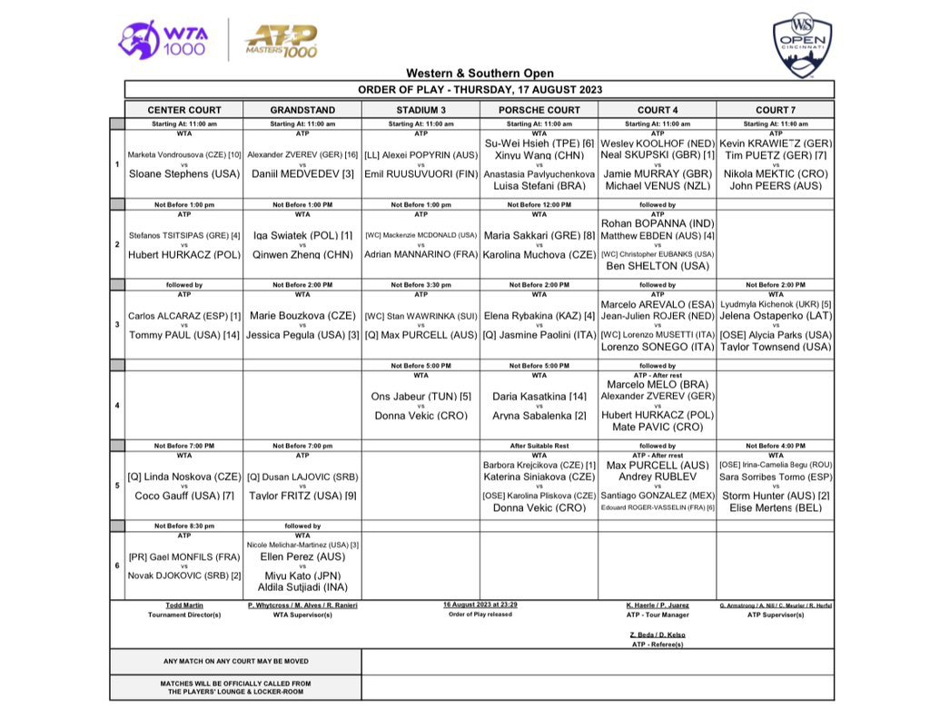 Giacn11's tweet image. Porsche court delivering today 🎾 👀 #CincyTennis 
#Pavs/#Stefani
#Muchova (sorry Maria) 
#Rybakina
#Kasatkina #Sabalenka Can both win? 
#Krejcikova/#Siniakova vs #Pliskova/#Vekic Can all of them win?