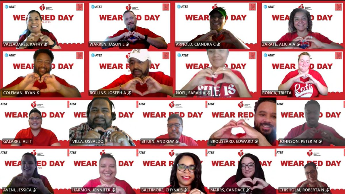 #DCWBossMode in support of @American_Heart's #WearRedDay. Together let's join the movement for a healthier heart. ❤️🫶💟  #WhatsMyWhy

@AliGalarpe @KathyValladare8 @BossLady_Berta
@RyanCole1623 @edbroussardjr

#DCWBossMode #GuinningTogether #MBCGoodStuff #WinAs1Fam #LifeAtATT