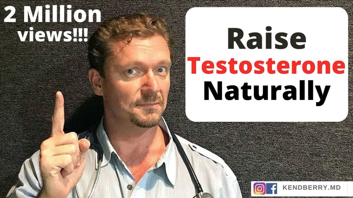 Raise Testosterone for Free & Natural!
Watch: youtu.be/ki6xrEiHE4U 

#menshealthawareness #testosterone