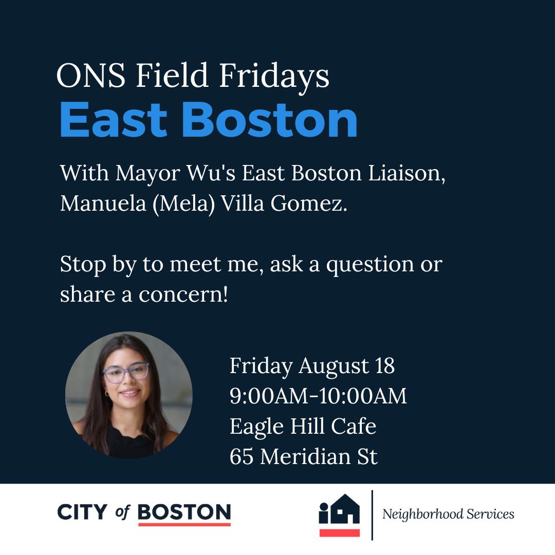 See y’all at my coffee hour tomorrow! #FieldFridays