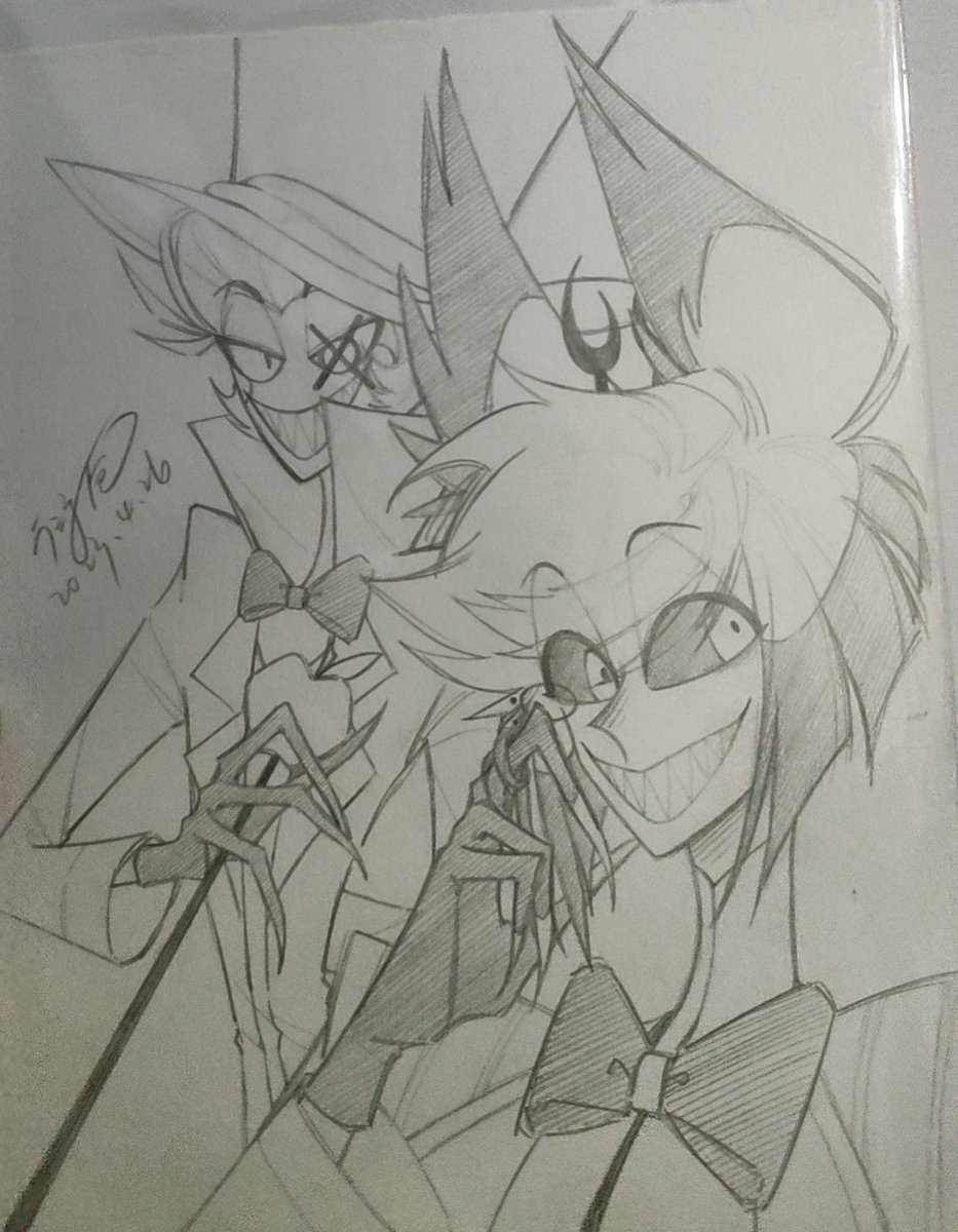 mo07313638's tweet photo. A picture I like very much.The artist is衍厄
#Appleradio
#HazbinHotel https://t.co/bm0Q23nX8t