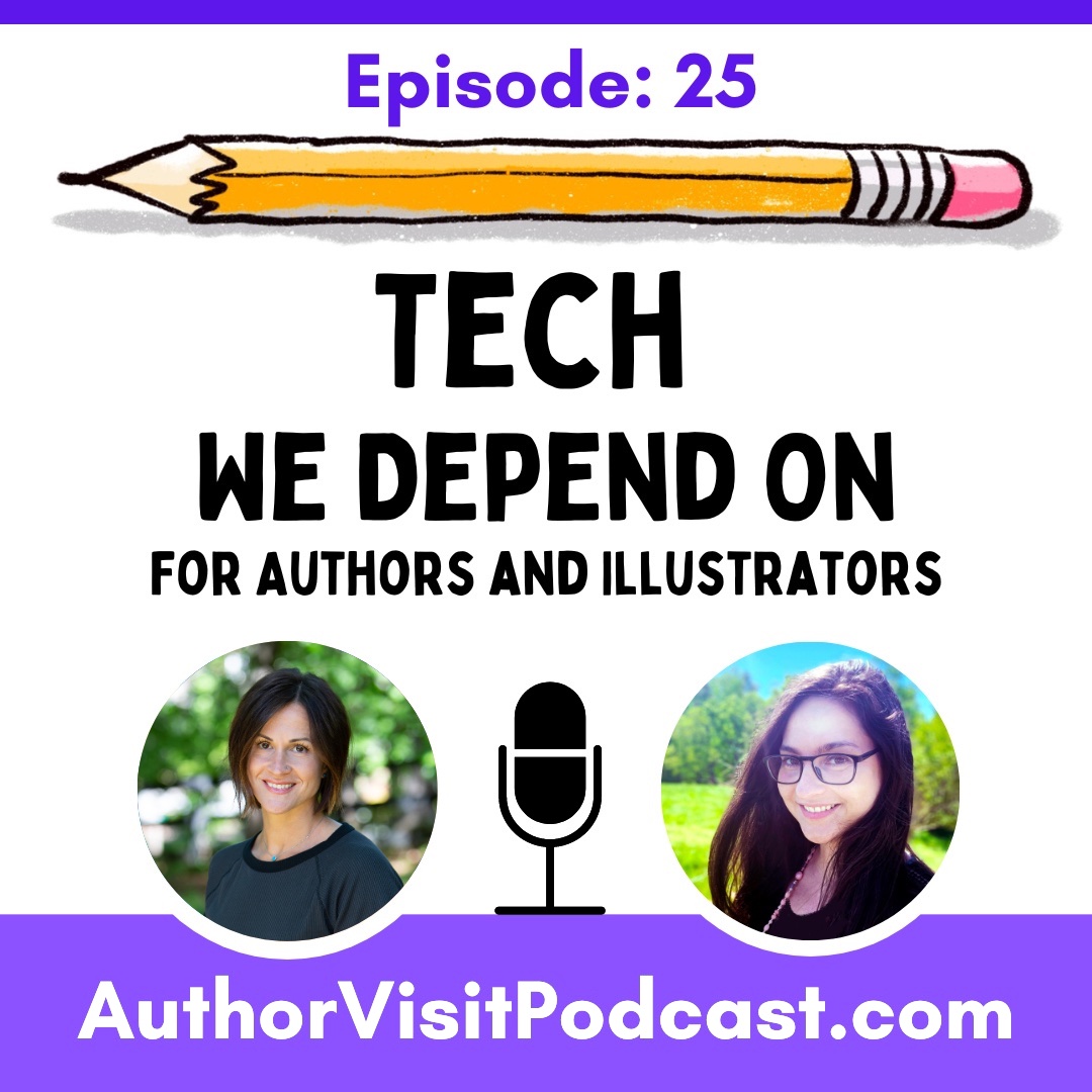 After a bit of a hiatus, @bonclark k and I just recorded this new episode of The Author Visit Podcast 🙂authorvisitpodcast.com/25-tech-we-dep…