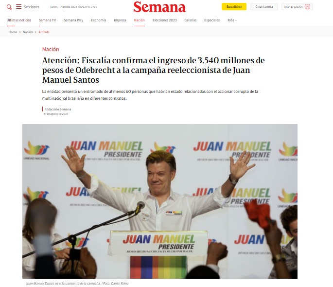 Enrique_GomezM's tweet photo. Se confirmó lo que se sabía a gritos... Y sí, ese es el mismo santismo que apoyó y apoya al desgobierno de Gustavo Petro. La sumatoria de todos los tipos de corrupción y dineros oscuros, todo para favorecer a los narcoguerrilleros del ELN y las Farc. ¿Con qué caja le habrán pagado el Nóbel?