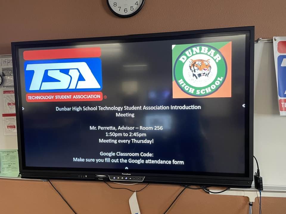 Hey <a href="/LeeSchools/">School District of Lee County</a>!  <a href="/DunbarHighFL/">Dunbar High School</a> 's TSA Chapter is ready to get Year 6 officially began today!  Get ready to ROAR Tigers!  Both States &amp; Nationals are in Orlando!  Time to make a lot of noise!   #WeAreDunbar <a href="/NationalTSA/">National TSA</a> #STEM #LeeSchools #EyesOnThePrize #CTE #Florida <a href="/fltsa/">Florida TSA</a>