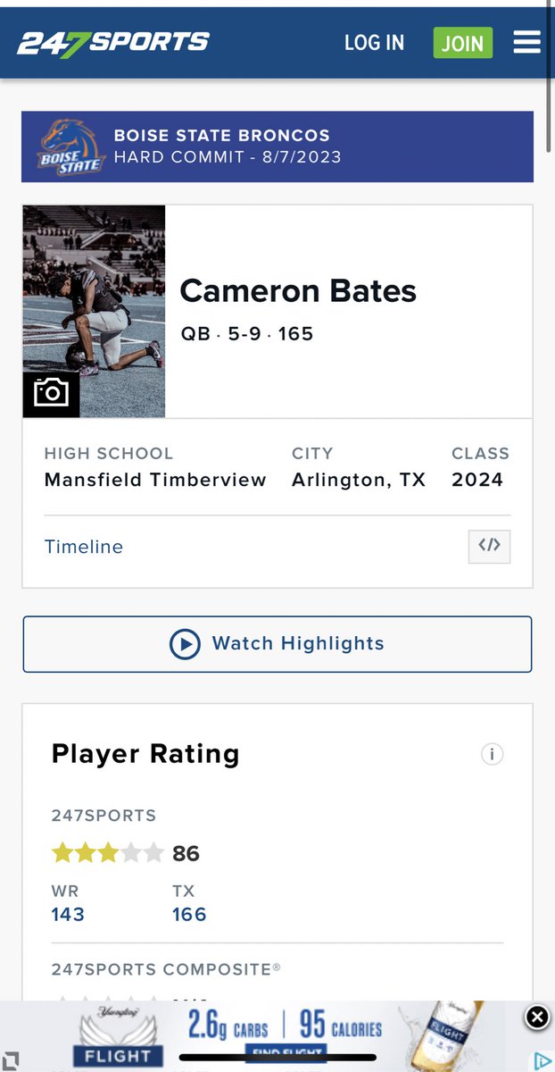 Blessed to be a 3⭐️! <a href="/Perroni247/">Brian Perroni</a> <a href="/TViewWolves/">Timberview "The Pack" Wolves</a>