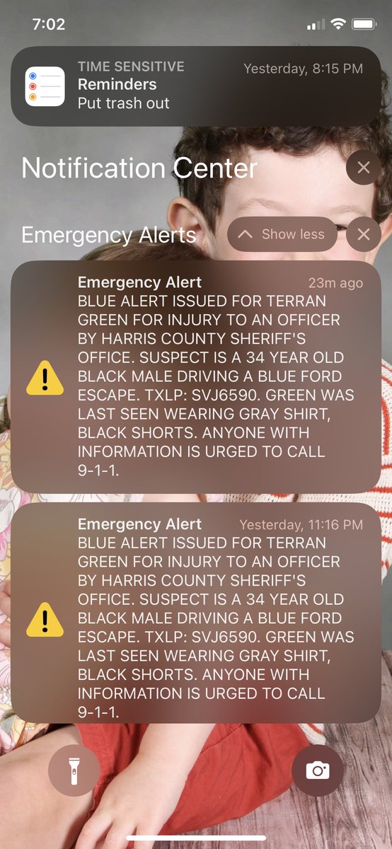 reneeblo's tweet photo. I’m just a sleepy mom coming to this website to gripe about being woken up TWICE by @TxDPS’s blue alert 😪 https://t.co/3o9kd5GSwm