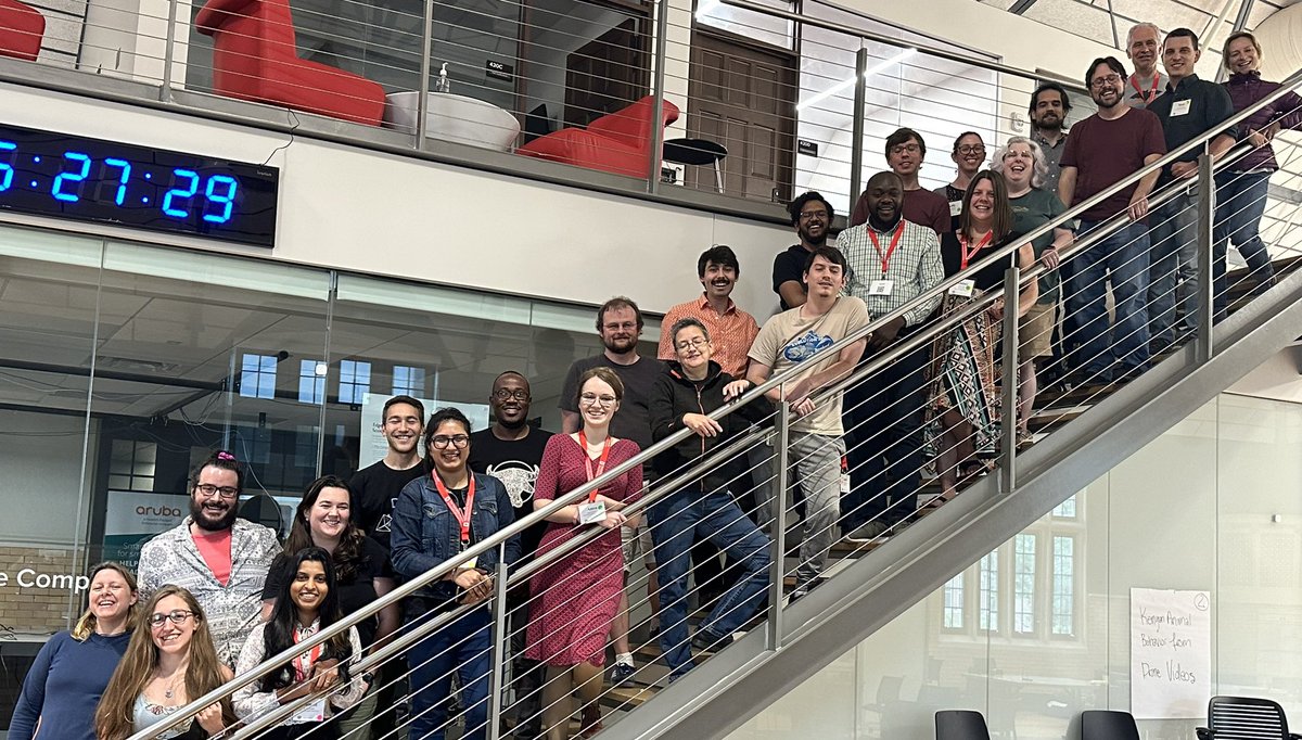 arcova's tweet photo. Finishing @imageomics datapalooza w this awesome and diverse group. My team collaborated on #AI app  to classify marmoset species and hybrids for conservation #callithrix. We will soon have a preprint and  release 300 marmoset facial images collected over 10 years. https://t.co/5vwuwzKjjZ