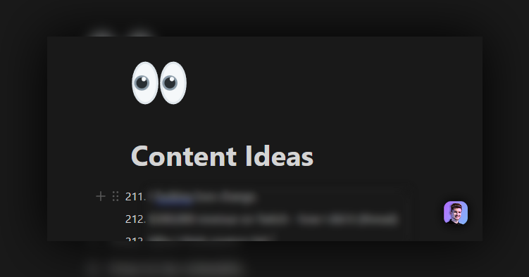 "Use ChatGPT for content ideas."

Haha - not today. 

3 hours &amp; 200+ ideas from my brain. 
I removed distractions. 
Laptop as my only tool.  

Start writing - thank me later.