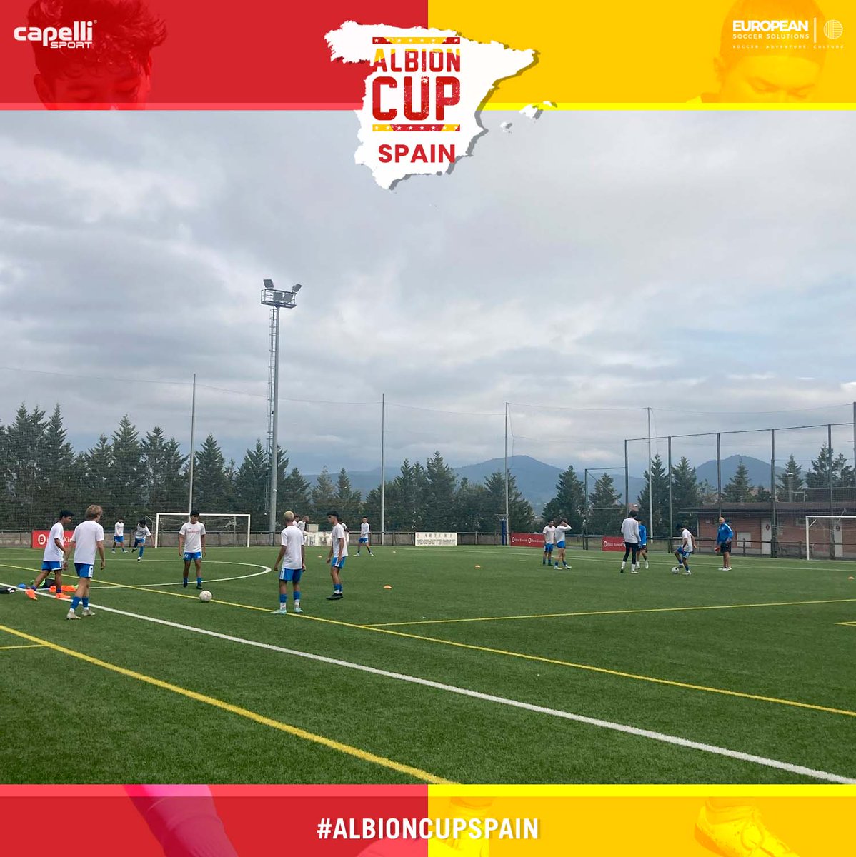 AlbionSc's tweet photo. ALBION National Elite Teams are training and visiting around before the ALBION CUP Spain games officially kick off tomorrow! 🇪🇸 🏟️⚽️

#ALBIONCUPSPAIN #GOALBION #ALBIONPathway https://t.co/u60K4XkZze