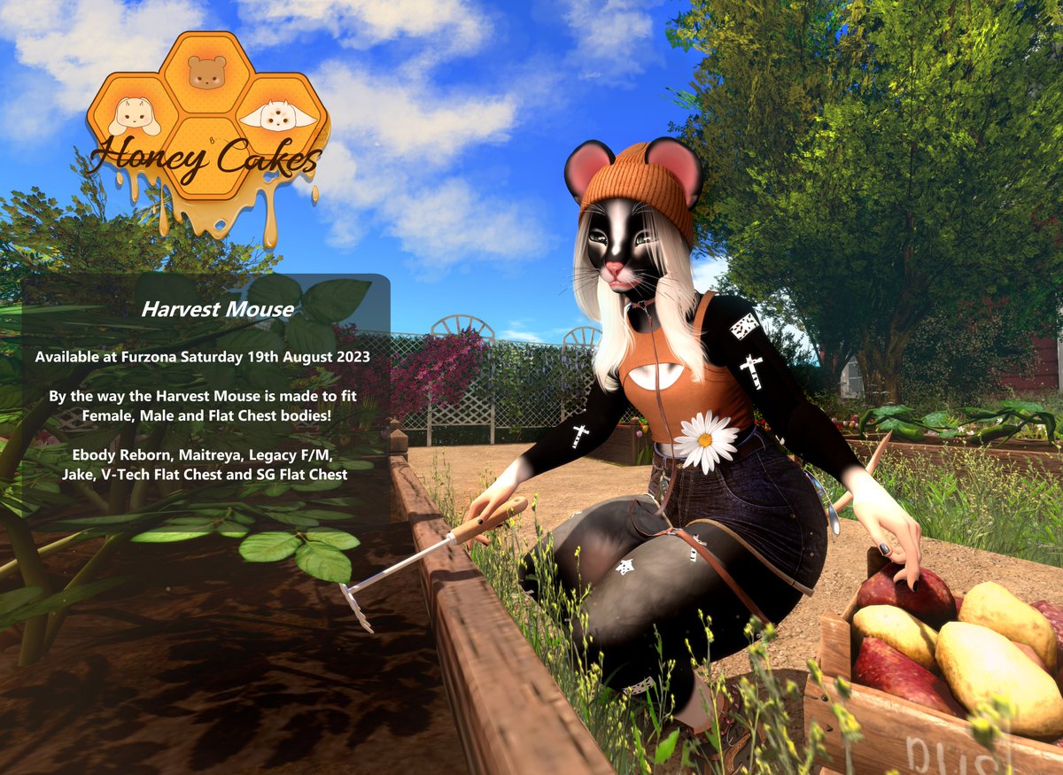 Hello Lovelies!🌻

Heres another post but with some added info about the mod being released THIS saturday!

Saturday 19th August <a href="/ClubFurzona/">Furzona</a> Join us for both music and fun with friends

🐭PLUS where having a RAFFLE! 🐭