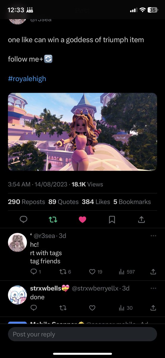 Sarahiscrazy's tweet photo. @r3sea Done @HayaG212 https://t.co/9xz87B96m7