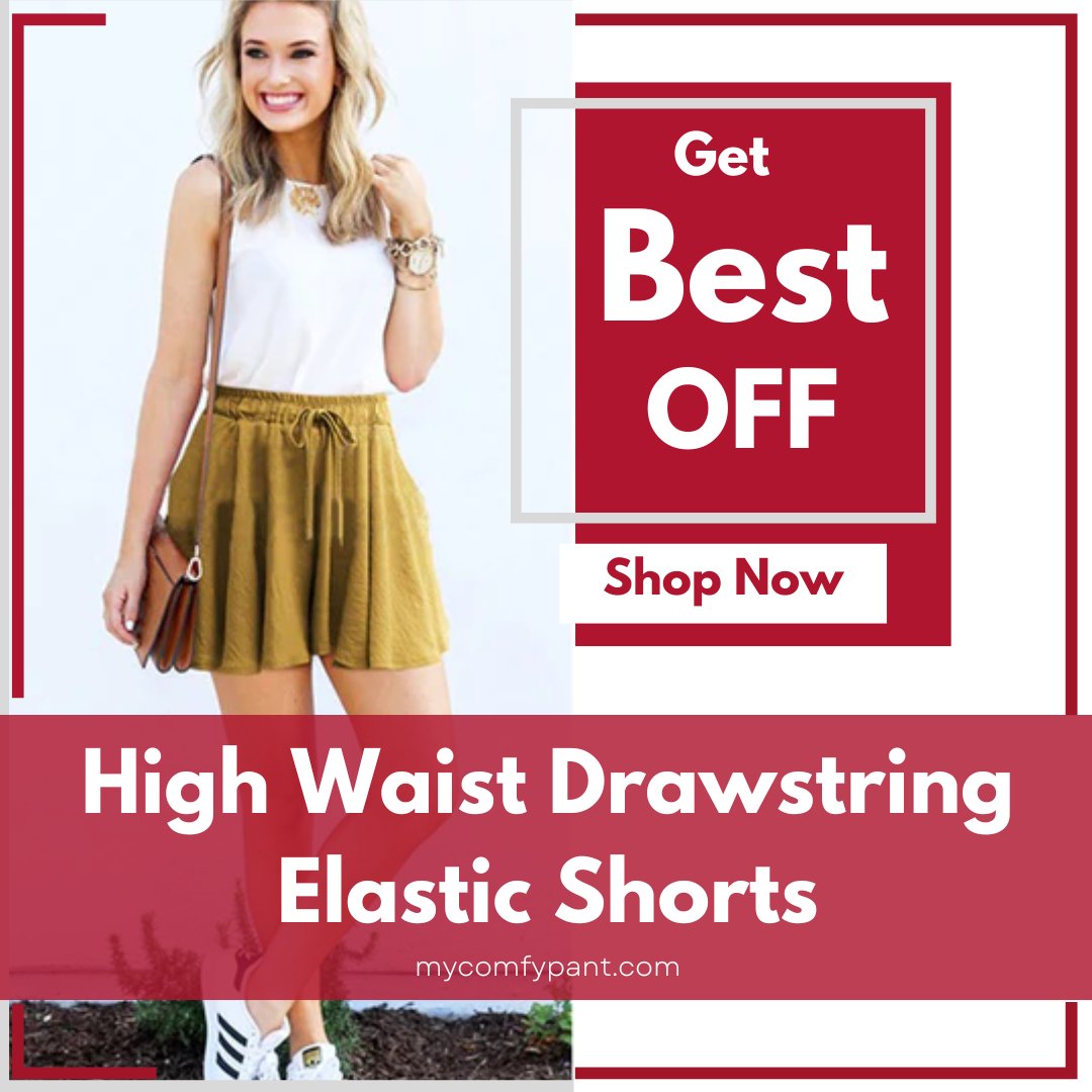 Elevate your summer style with our High Waist Drawstring Elastic Shorts! ☀️🩳 Embrace the perfect blend of comfort and fashion with these shorts that offer a flattering fit and a touch of chic. 
Shop Now: mycomfypant.com/collections/bo…
#HighWaistShorts #ElevateYourSummer #ComfortAndChic