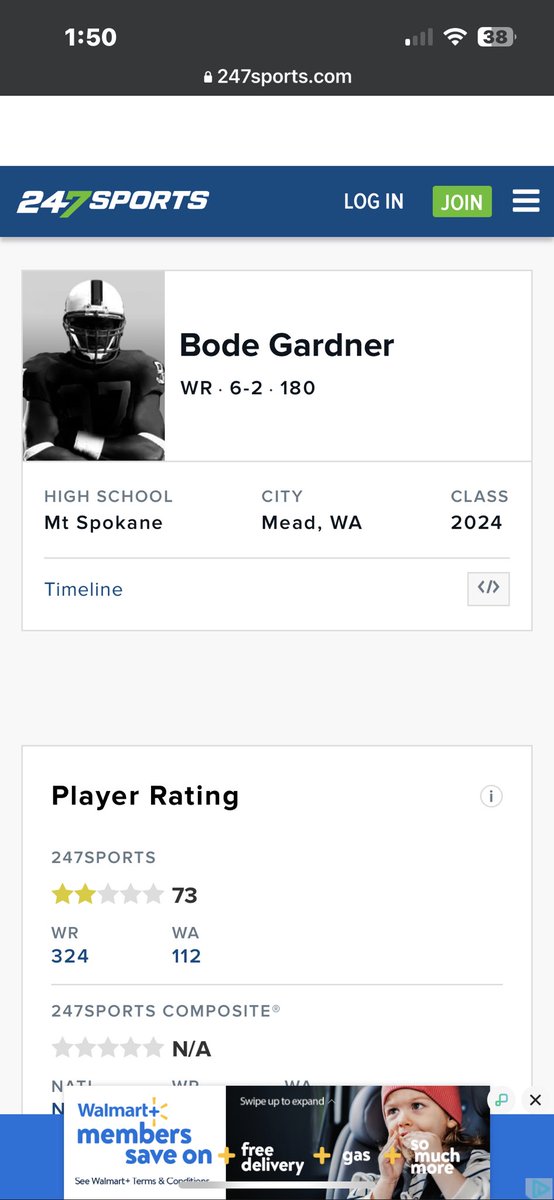 bodegardner_'s tweet photo. Blessed to be ranked as a 2 star! ⭐️⭐️
@247Sports @BrandonHuffman 
@MtSpokaneFB @TerryCloer https://t.co/xcqe3h6ycX