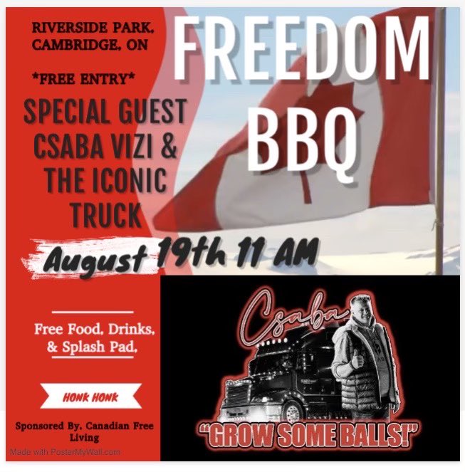 BrianCarolyn3's tweet photo. IMPORTANT INFORMATION ABOUT THE BBQ SATURDAY AUG 19
The city of Cambridge canceled the permit but a new location has been secured.
This is why itโs important to realize restrictions are still here.
We still meet at the park and will travel to the new location. https://t.co/TUIl7n46Bn