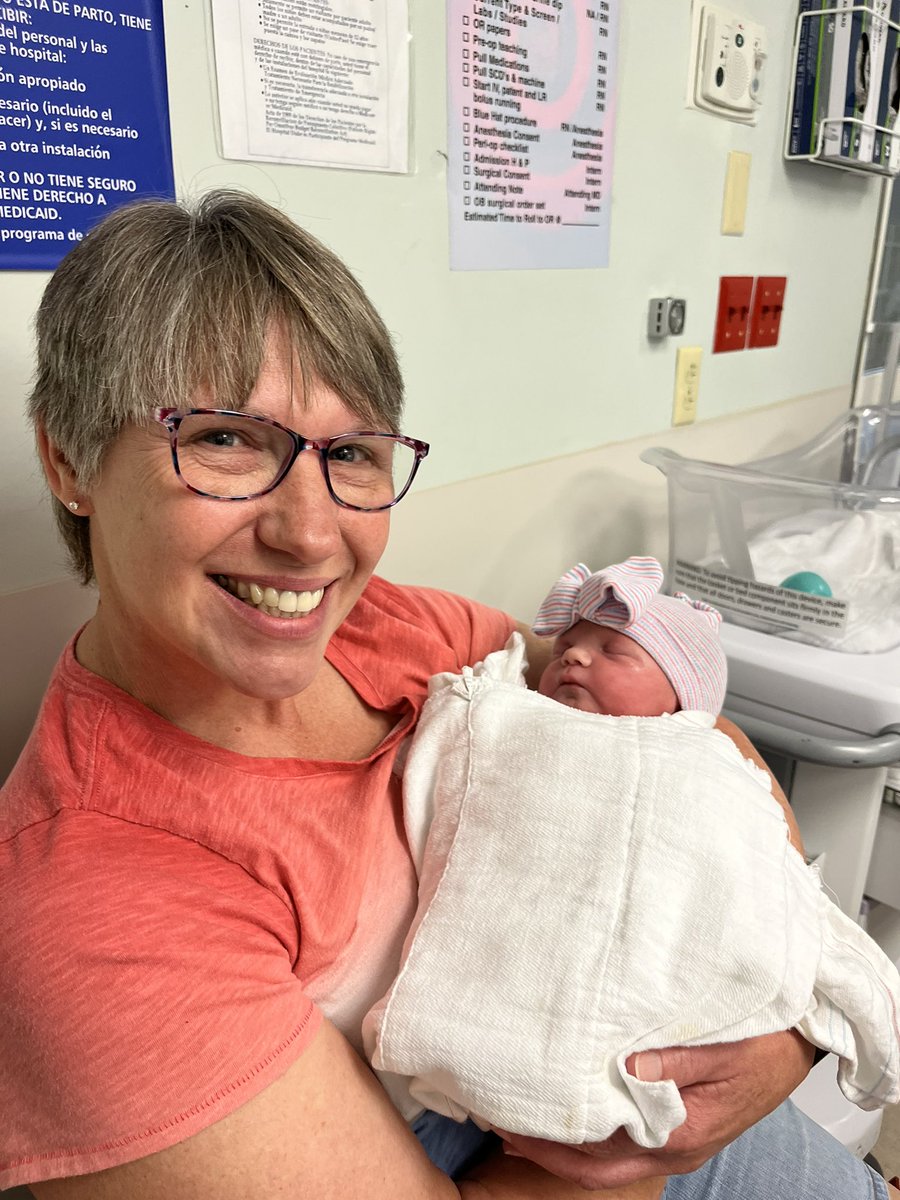 GardnerSorrell's tweet photo. And just like thatโฆmy world was insulated by pure love all day long! Welcome to the family and my heart, Raeleigh Jo!
#firstgrandbaby https://t.co/Myd9xQOrII