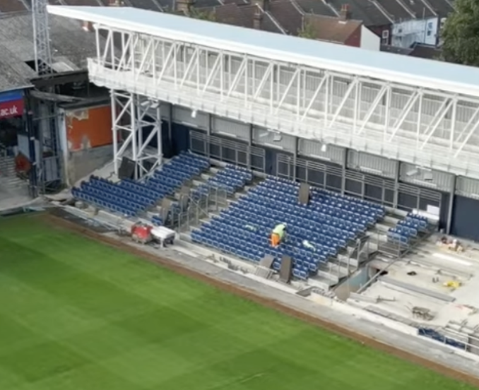 Luton Town Fans on X: The Bobbers Stand is getting there! https