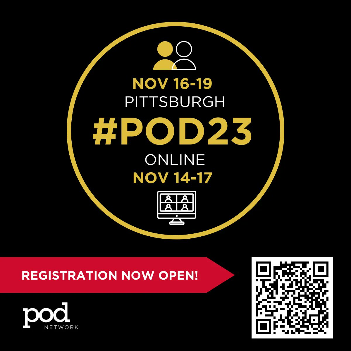 🚀 Ignite change, inspire success! Join the POD Network community for the 48th Annual Conference ! Envision the future of educational development alongside your colleagues. Registration is now open. Register today: buff.ly/3TSNTpd #POD23 #highered #innnovationinhighered