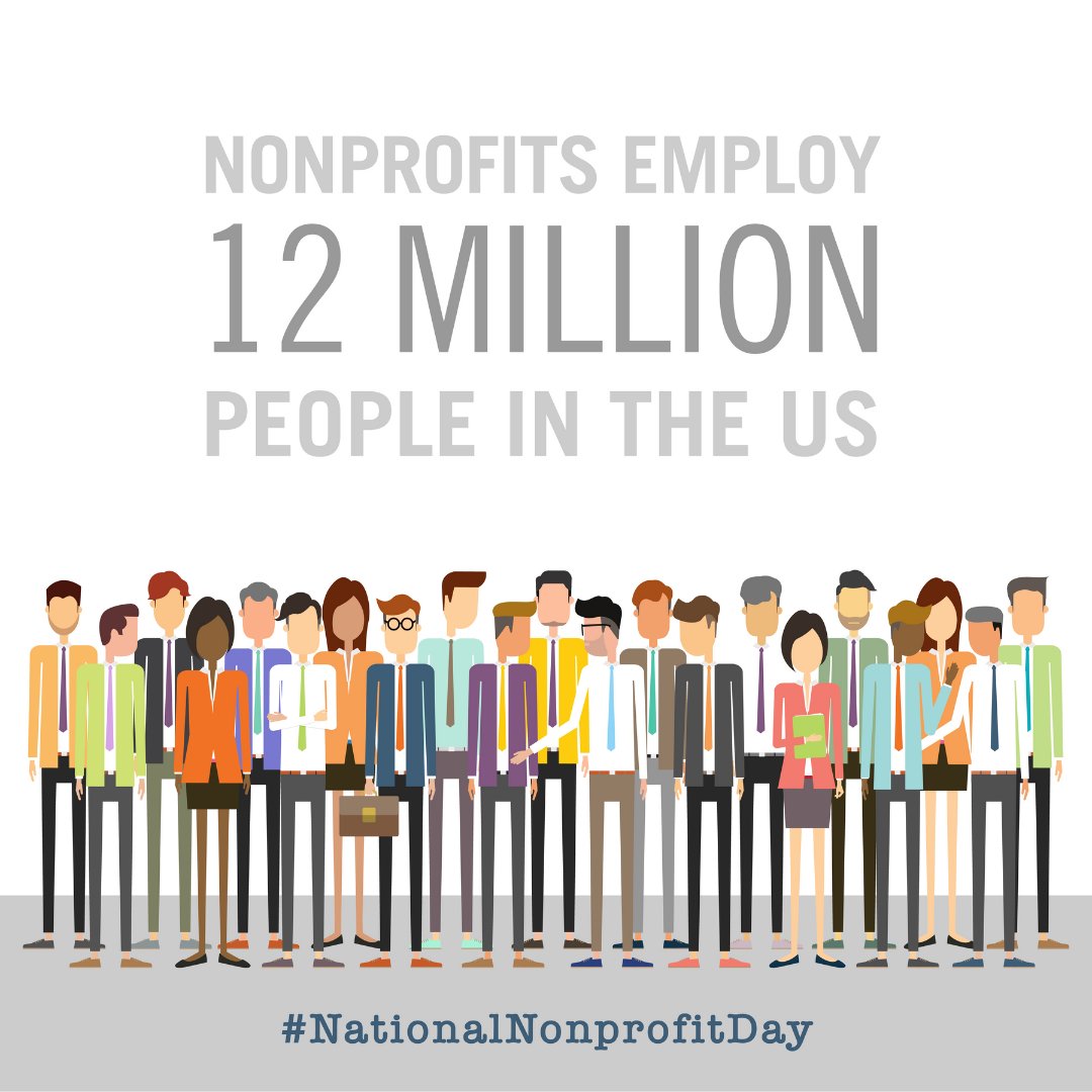 Happy National Nonprofit Day!

Did you know that of the 1.5 million nonprofits in the US, they employ 12 million people?

#180degreeimpact