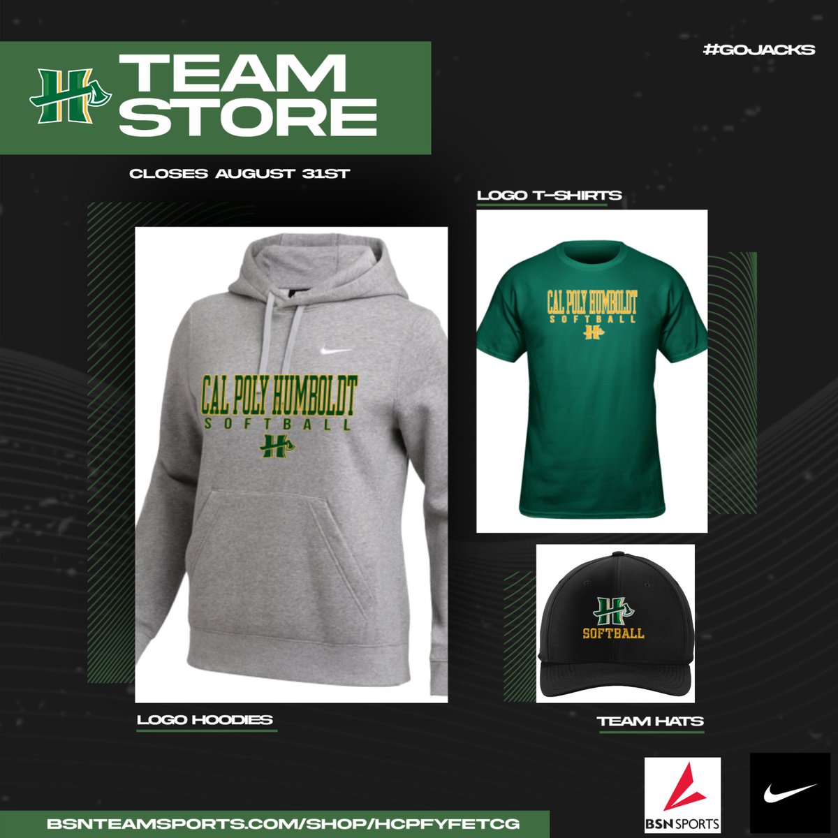 Humboldt Softball team store NOW OPEN! Get your gear early! bsnteamsports.com/shop/hCpFyfEtCg
