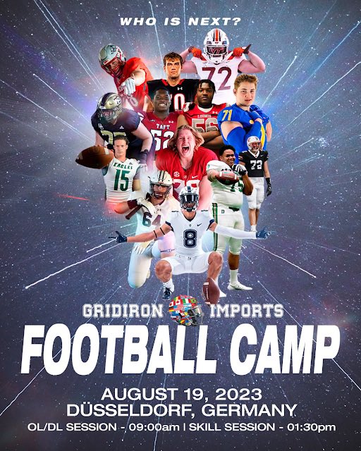 We are headed to Germany for a big camp Saturday - are you?