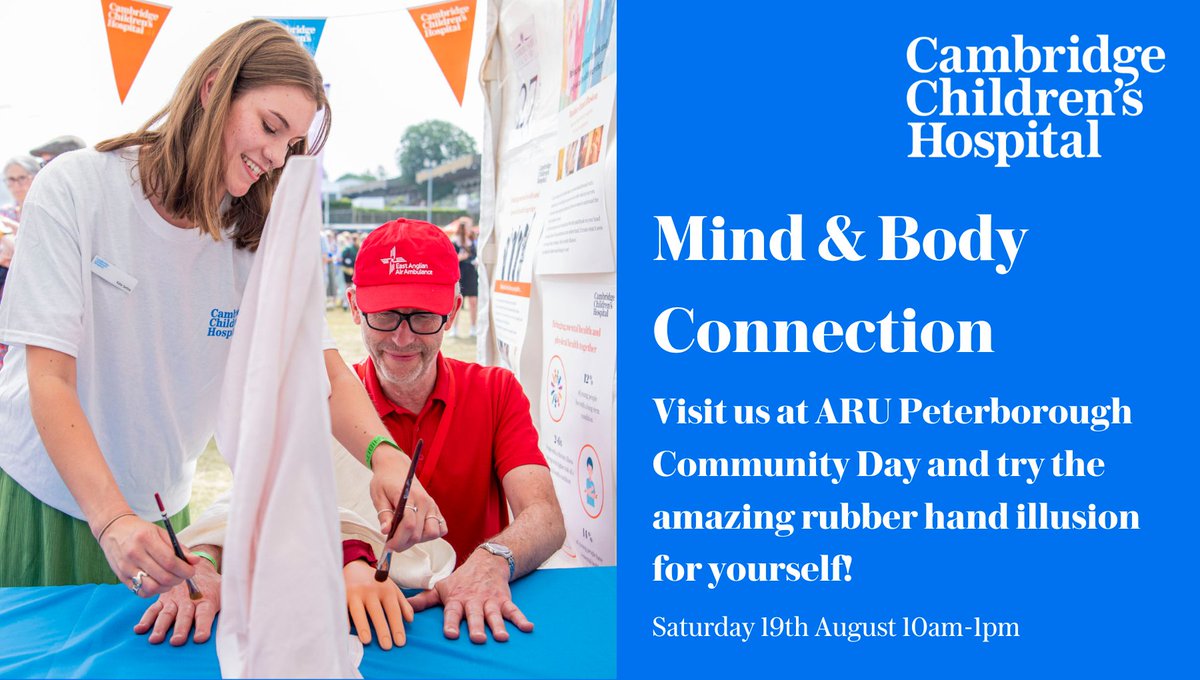 CambChildrens's tweet photo. At Cambridge Children's Hospital we will treat mental &amp; physical health together. Join us at @AngliaRuskin #Peterborough campus tomorrow to find out how the two are intrinsically linked, plus learn more about the East of England's new specialist children's hospital #AWholeNewWay https://t.co/gjhcNwqZWb