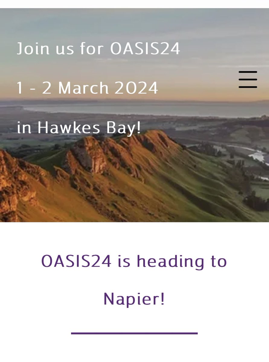 Registrations are opening soon! Look forward to seeing you all in Hawkes Bay #NZoasis24 #obsanaesthesia