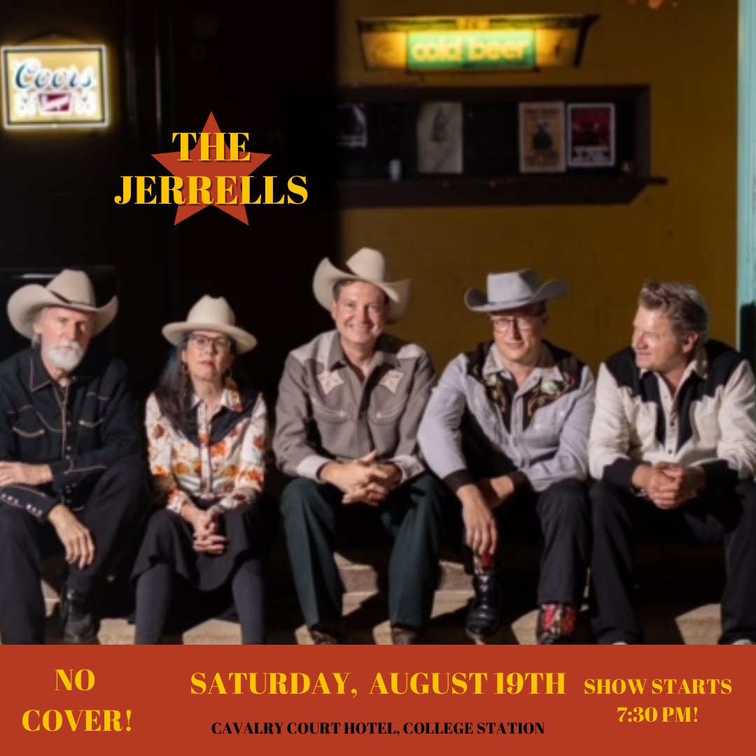 It's almost time! Come out this Saturday for The Jerrells live under our courtyard pavilion for our Summer Live Music Series!
NO COVER, ALL AGES SHOW.
Book Staycation: bit.ly/3hYkG8i
Learn More: fb.me/e/5294WWFku