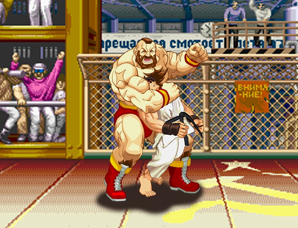 Zangief’s neck hold
