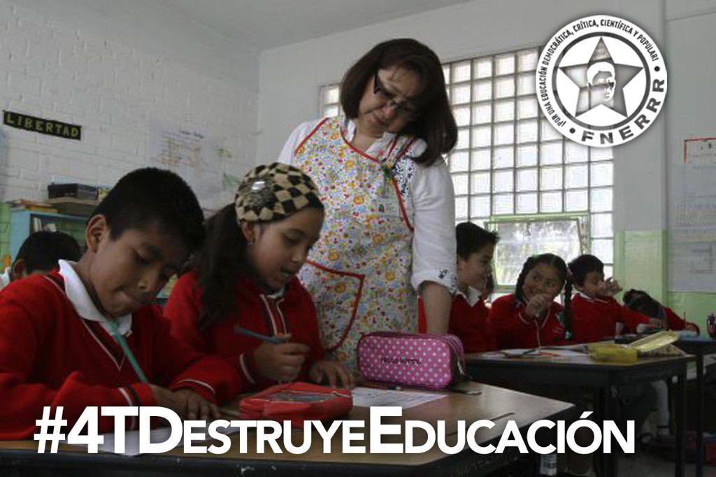 📢🔴 #4TDestruyeEducación:

Denunciamos que la <a href="/SEP_mx/">SEP México</a>  pretende implementar materiales educativos que atentan contra la formación de niños, alejándoles de un esfuerzo por crear un pensamiento crítico y científico.

¡Exigimos materiales que incluyan las matemáticas! 📚🧮🌿