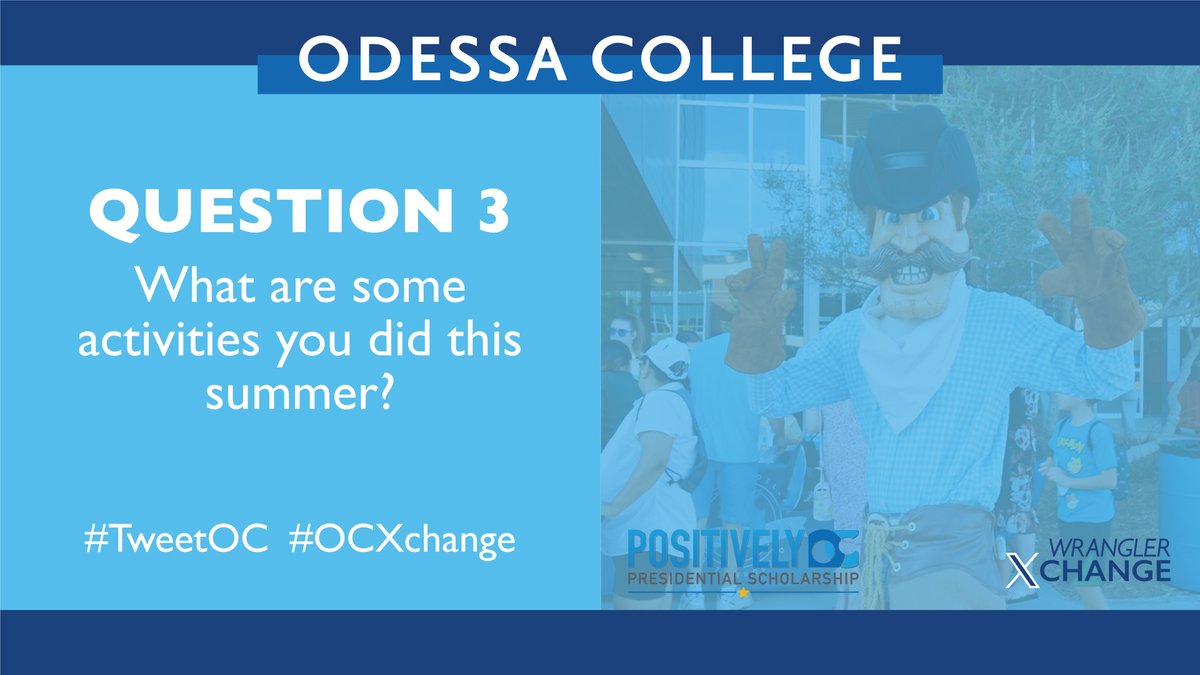 OdessaCollege's tweet image. #tweetOC #OCXchange @PositivelyOC