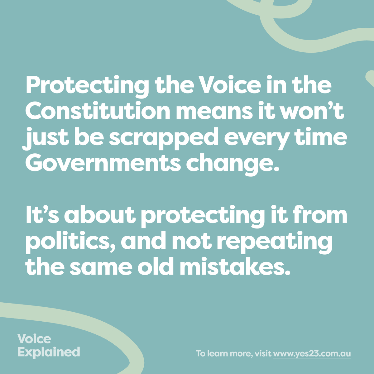 The Voice is a simple idea to create practical change.

#yes23