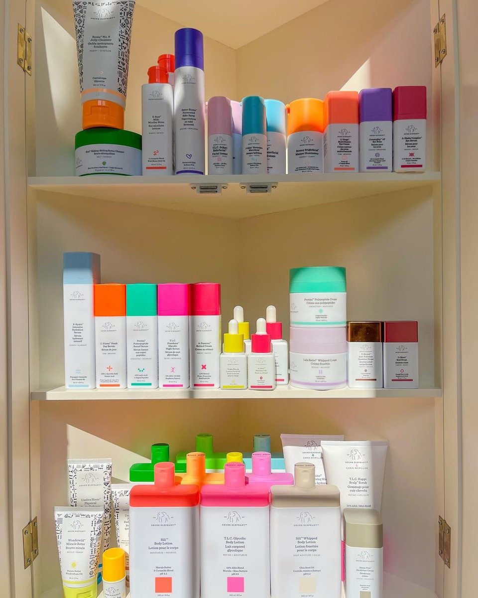 Time to shine ✨ #drunkelephantshelfie via @sofieaaee