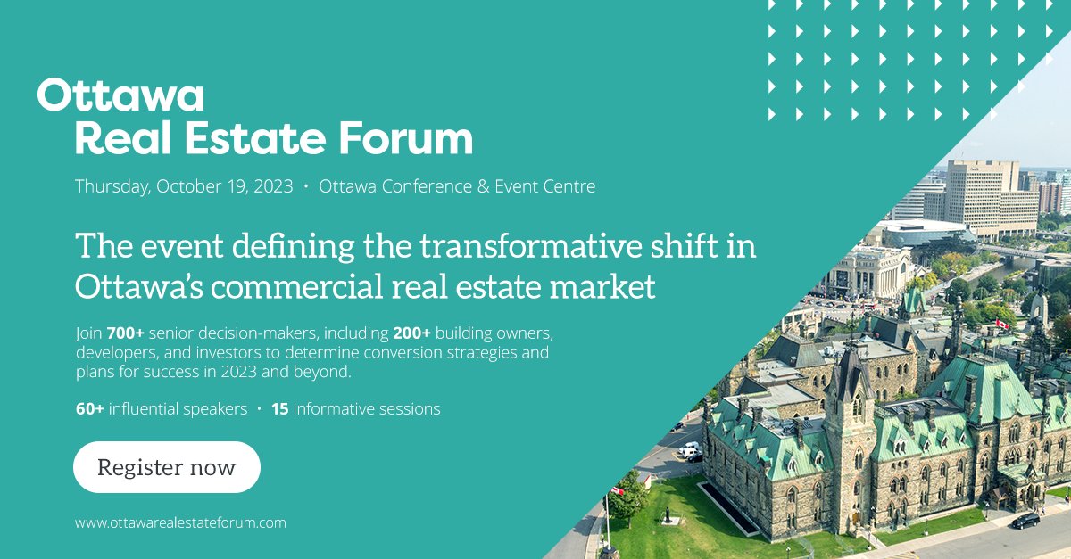 re_forums's tweet photo. Save the date for the Ottawa Real Estate Forum on October 19! Discover cutting-edge insights & expert perspectives on the hottest trends in #investment, asset repositioning, #development, #leasing & #financing of all property classes. Learn more >> https://t.co/0c1PRBnkXi #OREF https://t.co/RqjvRoiIqi
