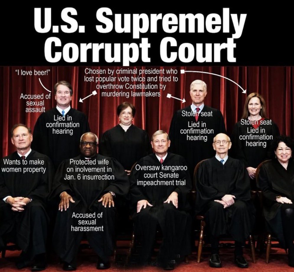 jerrieskid's tweet photo. @TonyHussein4 #SCOTUSLiars
#SCOTUSIsCompromised https://t.co/PcvQt951km