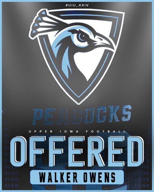 Walker Owens (@walkerowens9) on Twitter photo Blessed to receive a division 2 offer from Upper Iowa University! @uiucoachtuck <a href="/wnfalconfb/">WN Falcon Football ⚡️</a> Blessed to receive a division 2 offer from Upper Iowa University! @uiucoachtuck <a href="/wnfalconfb/">WN Falcon Football ⚡️</a>