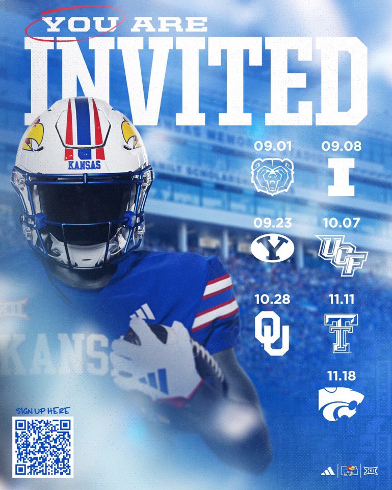 wdorsey112's tweet photo. Thank you @ScottAligo @KU_Football for the game day invites https://t.co/Qwwiiu5wIT