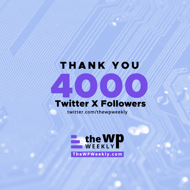 Thank You, Everyone!!!

❤️4000+ Followers here now... buzzing with the latest things in the world of #WordPress!