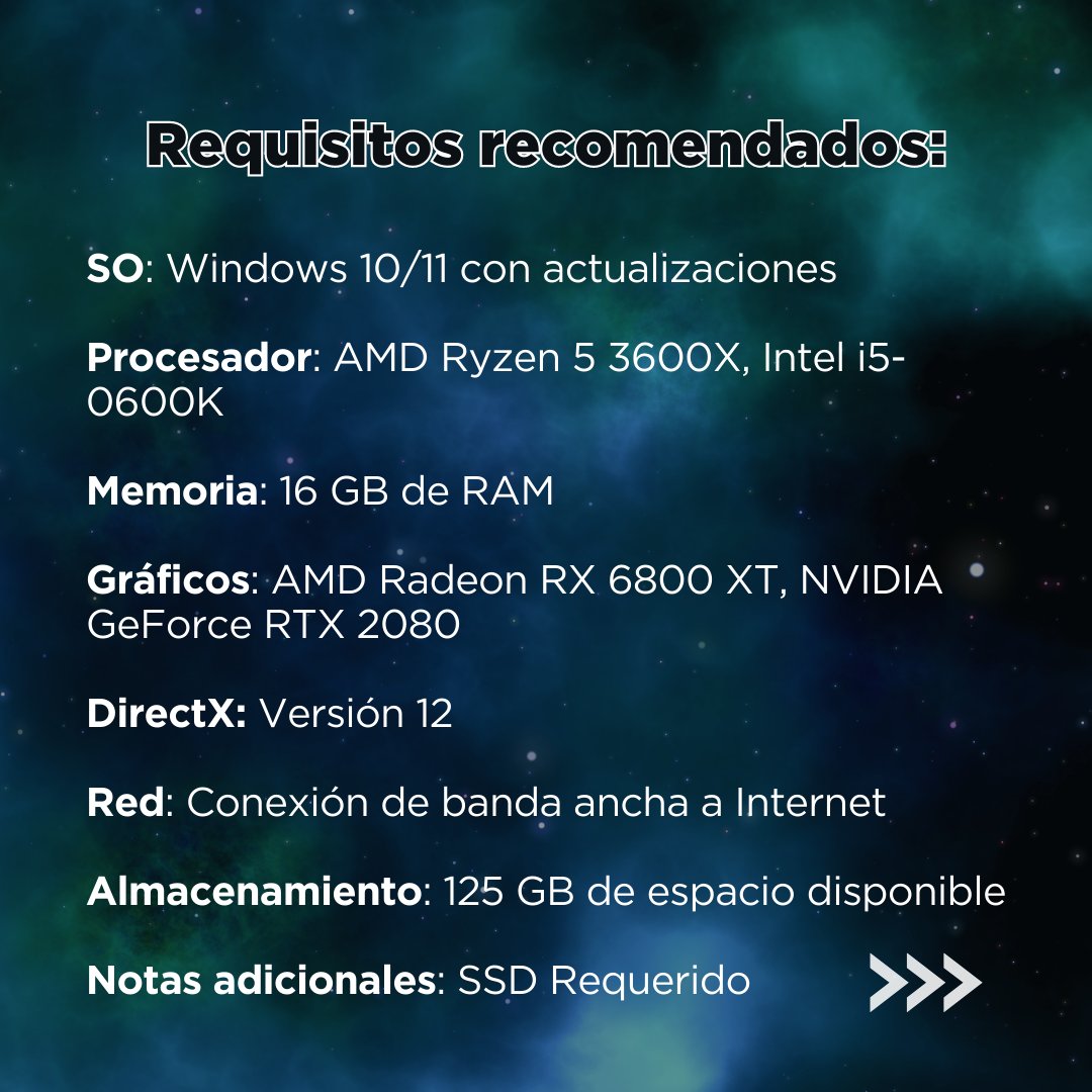nsxcomputers's tweet photo. 👉 Enteráte los requisitos oficiales para jugar a #Starfield que llega el 6 septiembre 🙌

¡Jugá con lo mejor del mercado!
Adelantate ingresando a https://t.co/fOjHmdAt6c y seleccioná la compu más adecuada para este juegazo 💣💥 https://t.co/VXV1T5trot